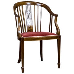 Upholstered Desk Chair in the Sheraton Type