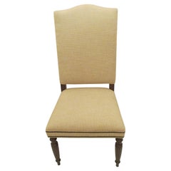 Vintage Upholstered Desk Chair with Nailhead Trim