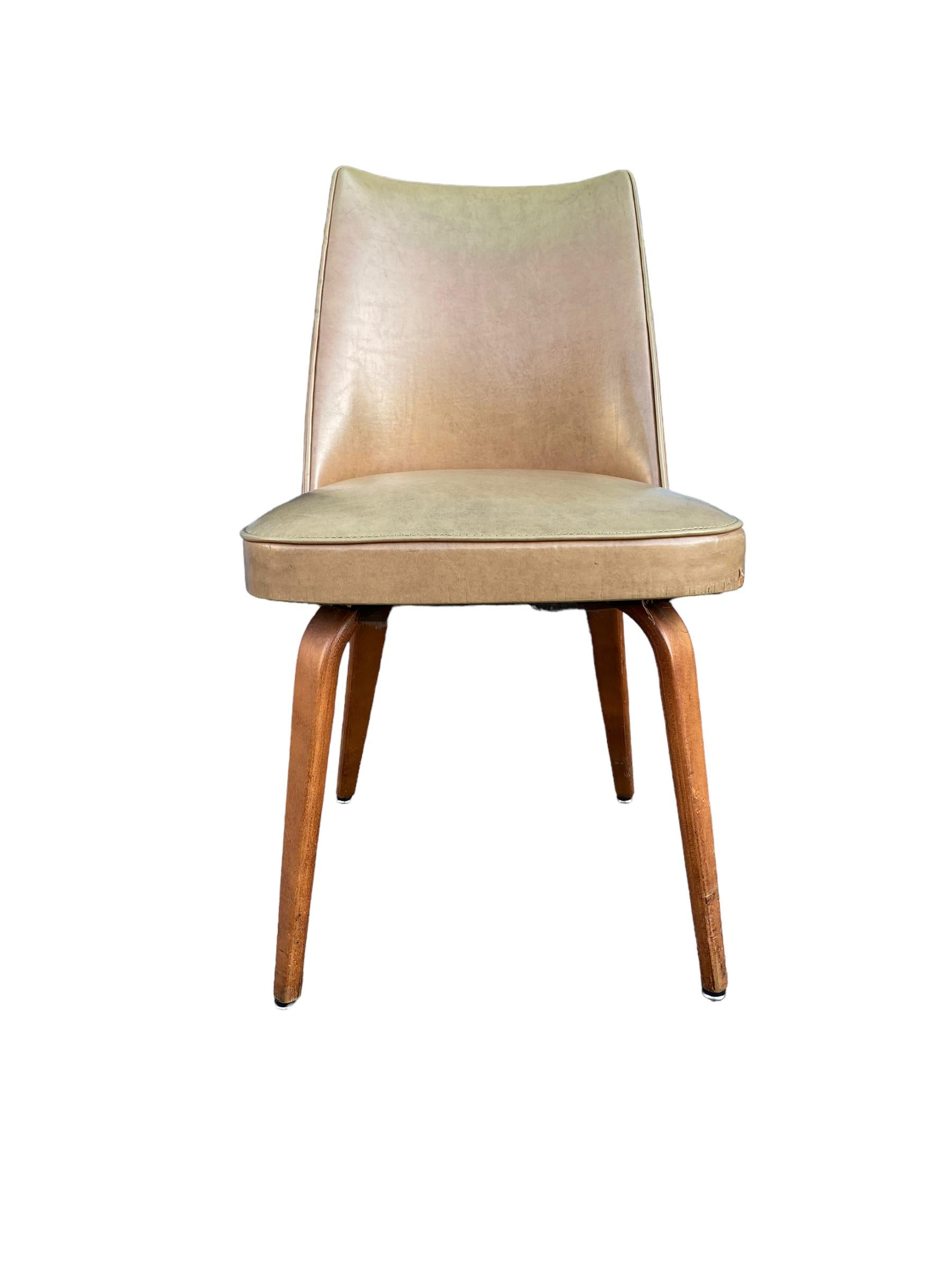 Upholstered Dining Chair by Thonet For Sale 6
