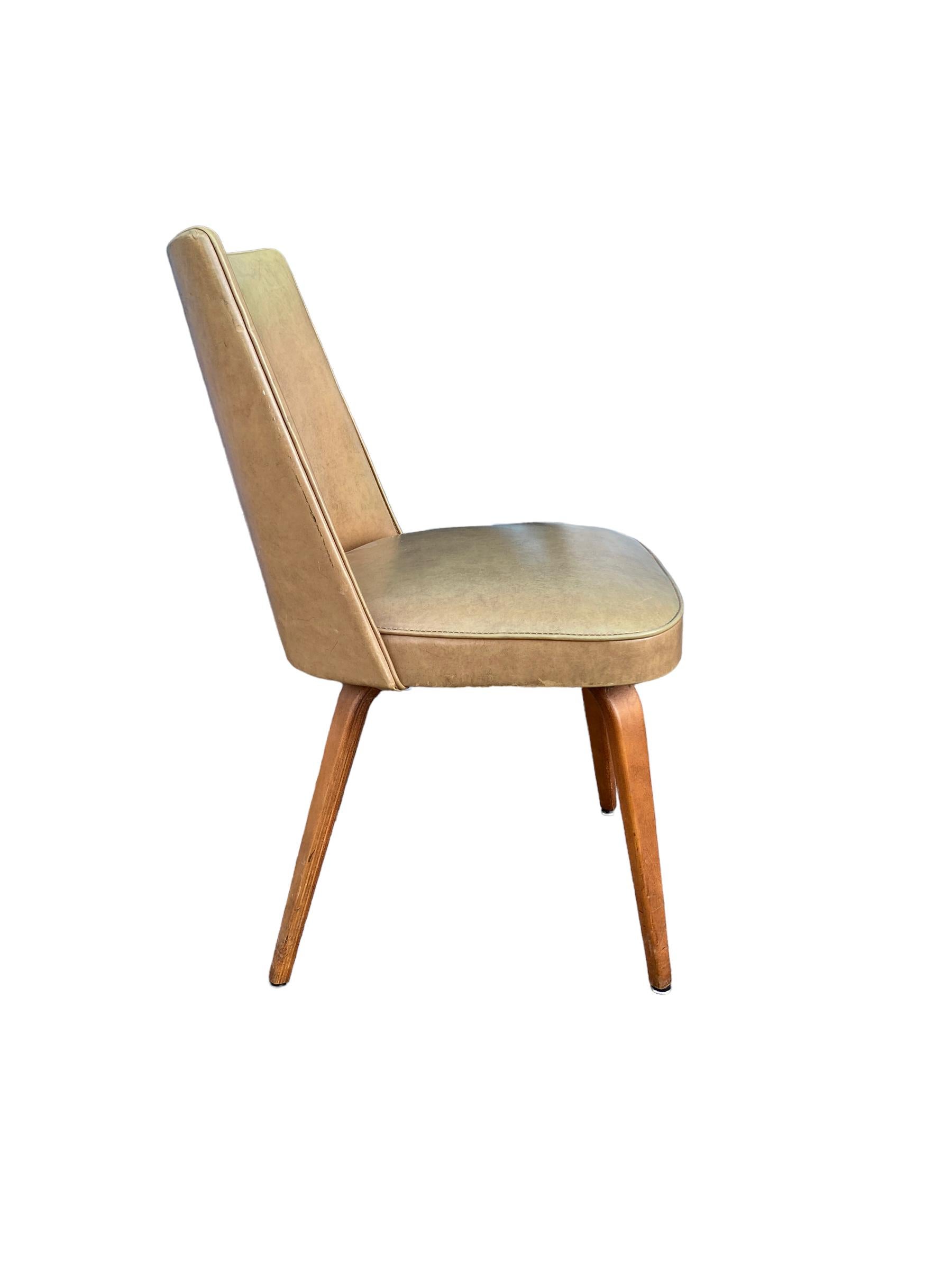 20th Century Upholstered Dining Chair by Thonet For Sale