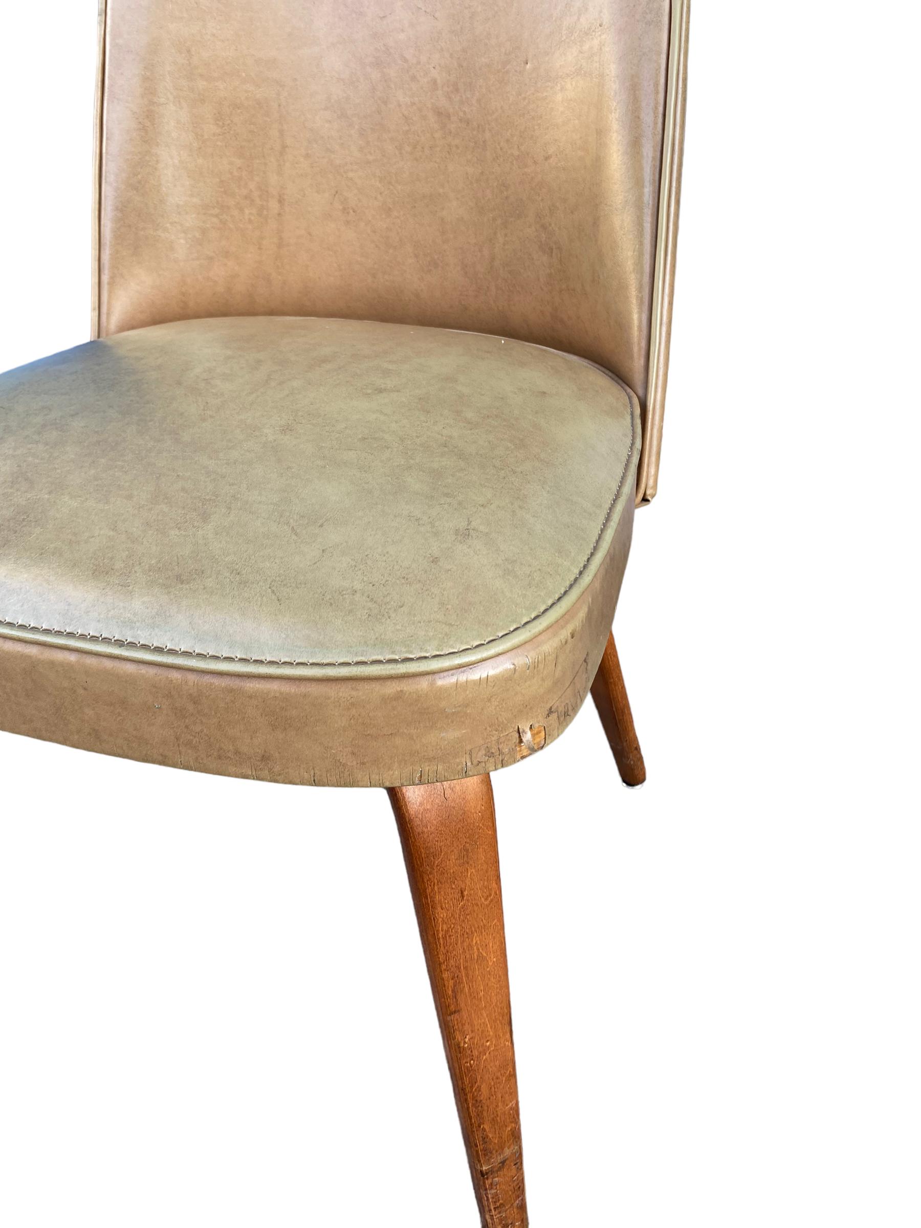 Upholstered Dining Chair by Thonet For Sale 2