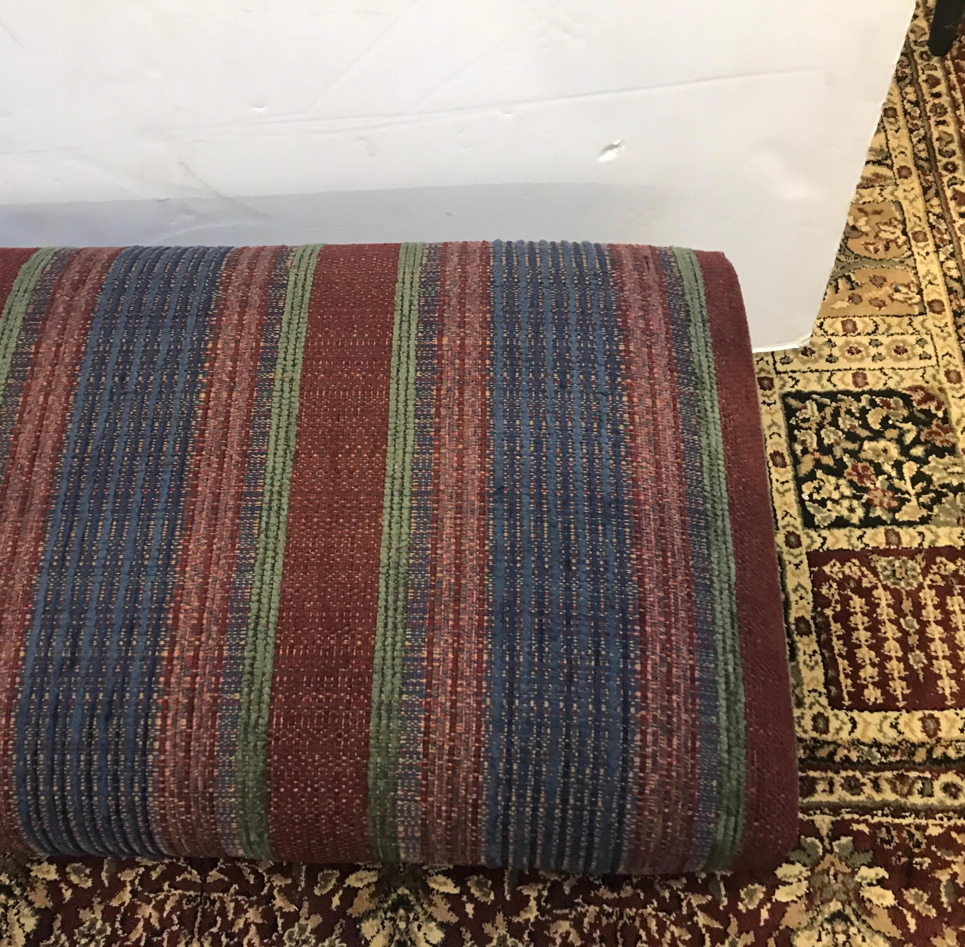 Upholstered Double Ottoman Bench 1