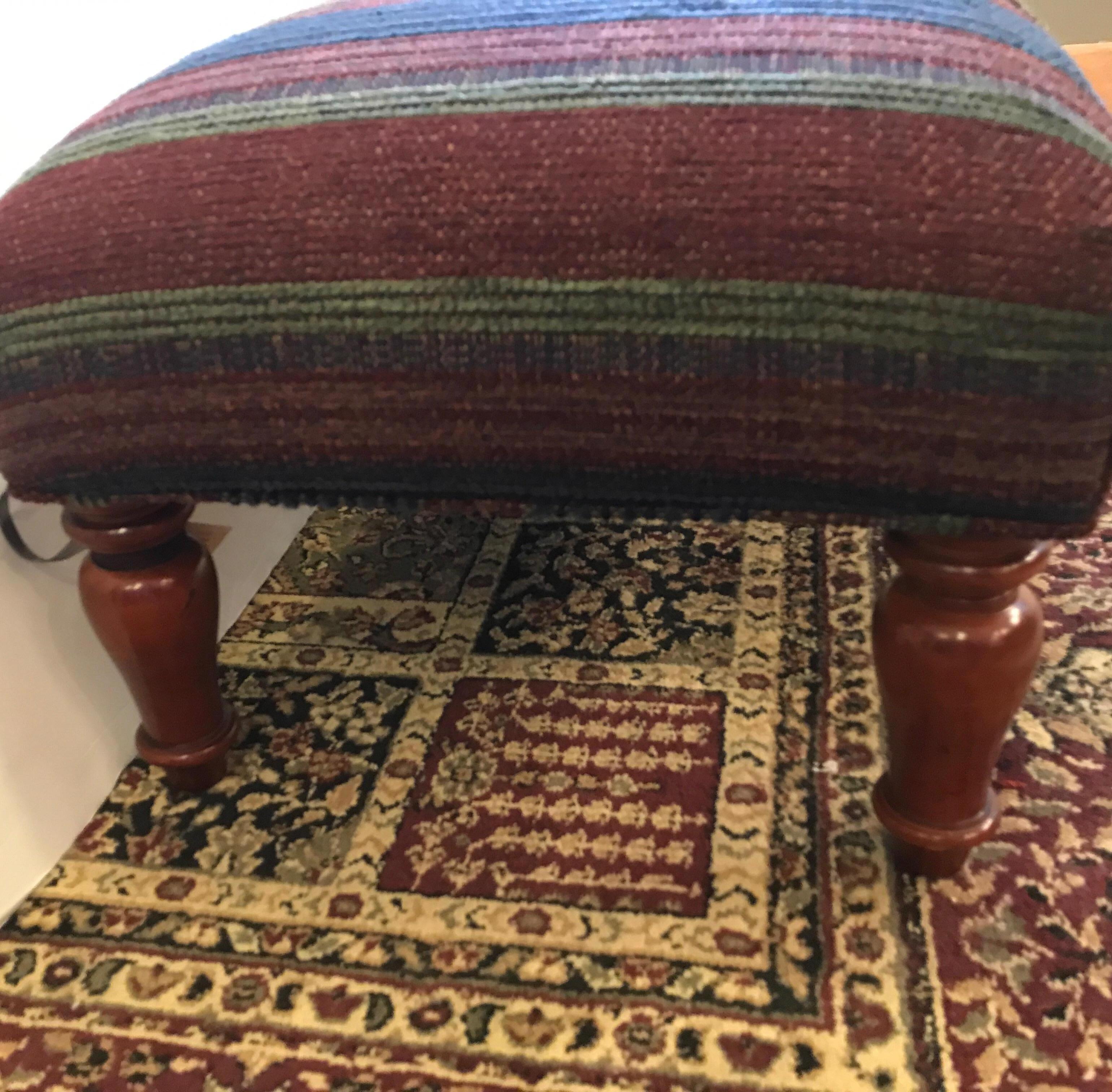 Upholstered Double Ottoman Bench 3