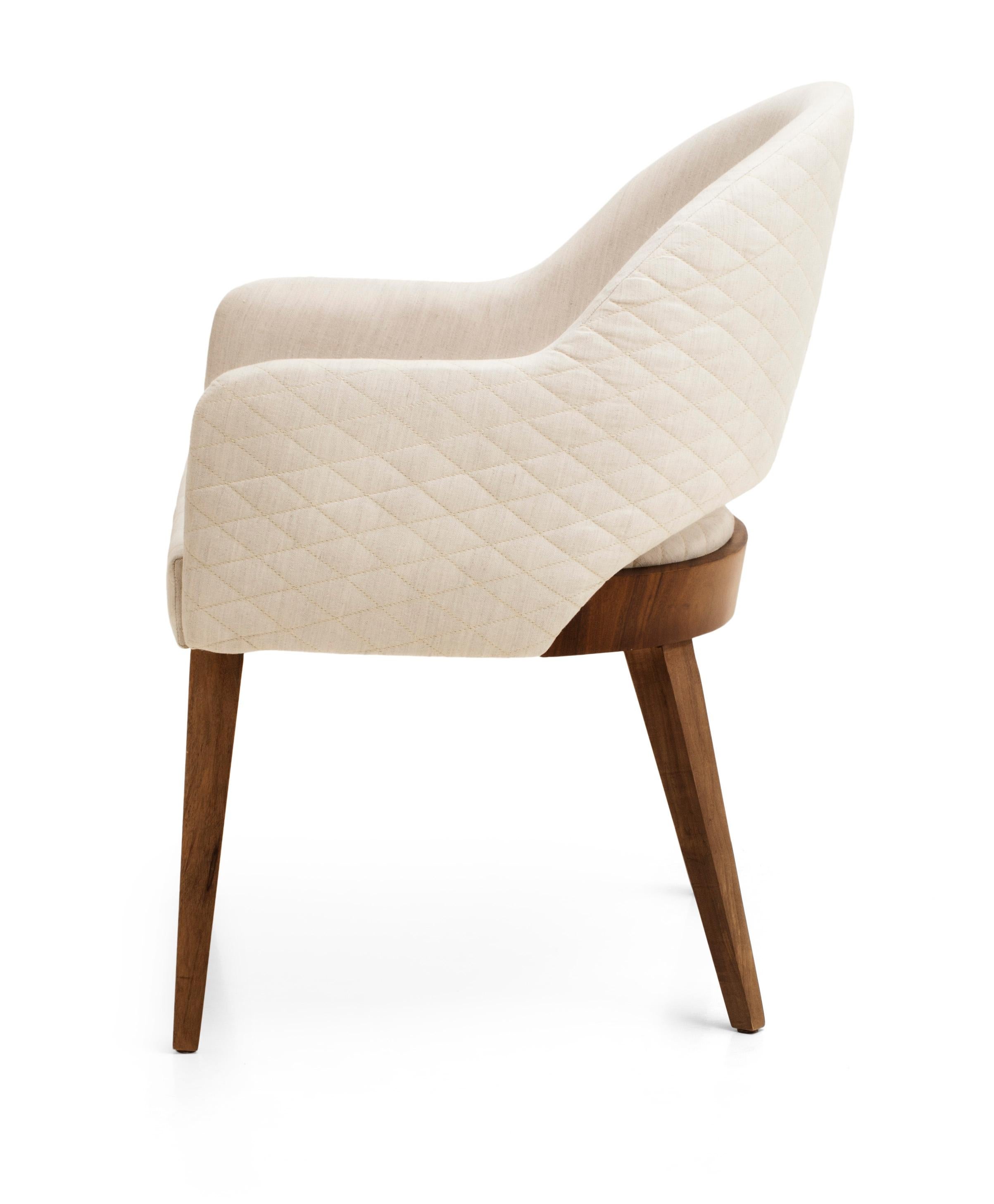 Eco dining chair evokes a retro and very sophisticated essence. With ergonomic seats and backs that hug the user, a piece can be manufactured in different coatings and finishes.

Note: during the purchase process, the client must choose the finishes