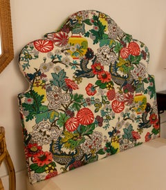 Upholstered Headboard with Schumacher Textil