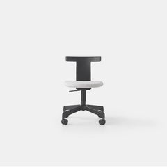 Upholstered Jiro Swivel Chair with Casters by Resident