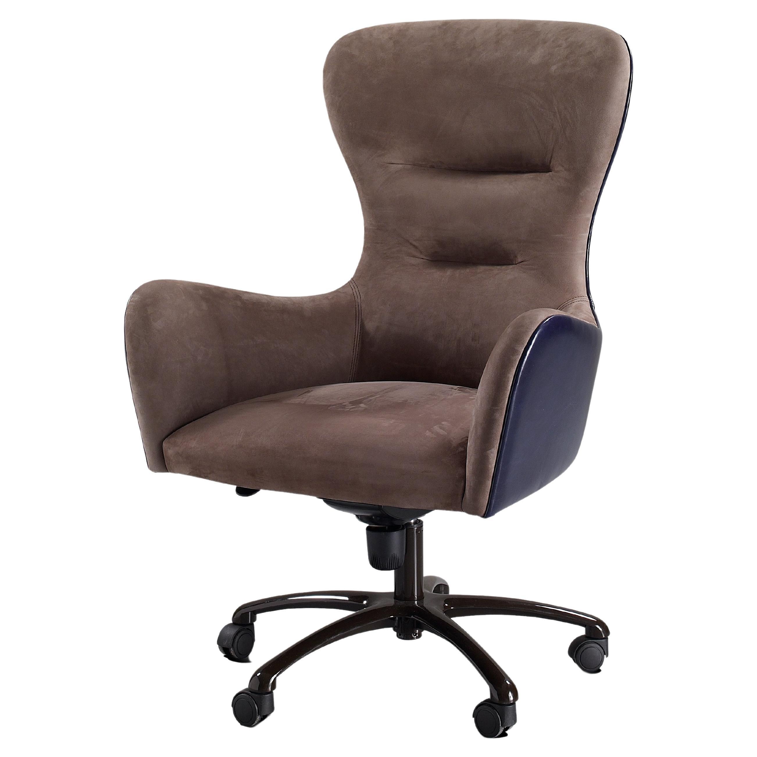 Upholstered, Leather, Gianpier Office Chair Swivel