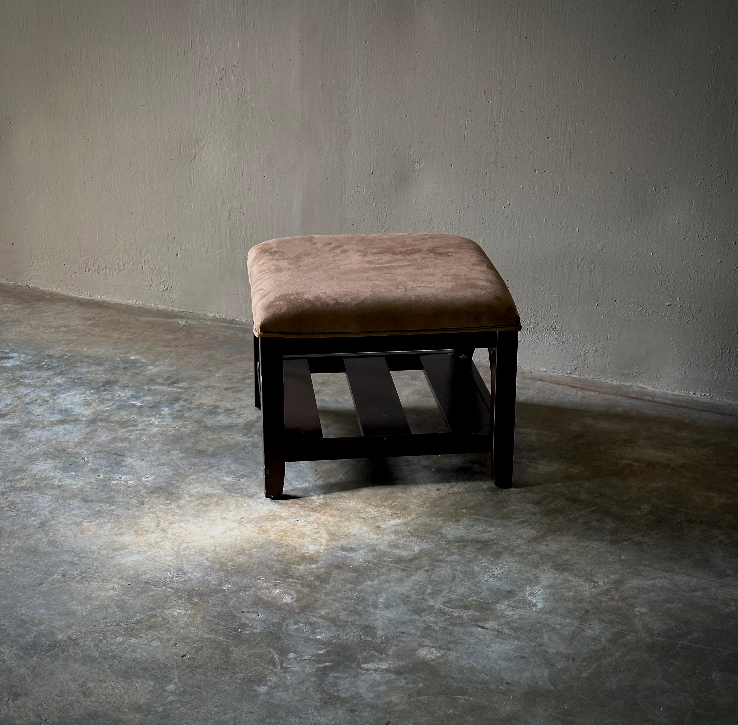 leather stool ottoman