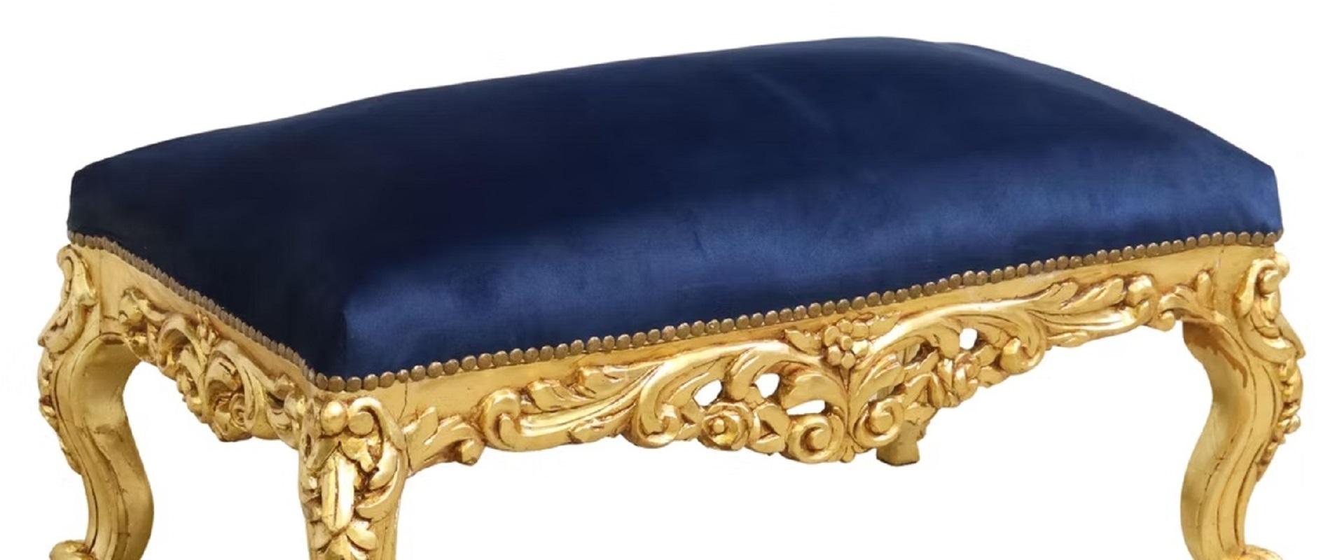 Français Tabouret rembourré en bois doré de style Upholstering, 20e siècle en vente