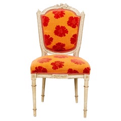 Upholstered Louis XVI Side Chair