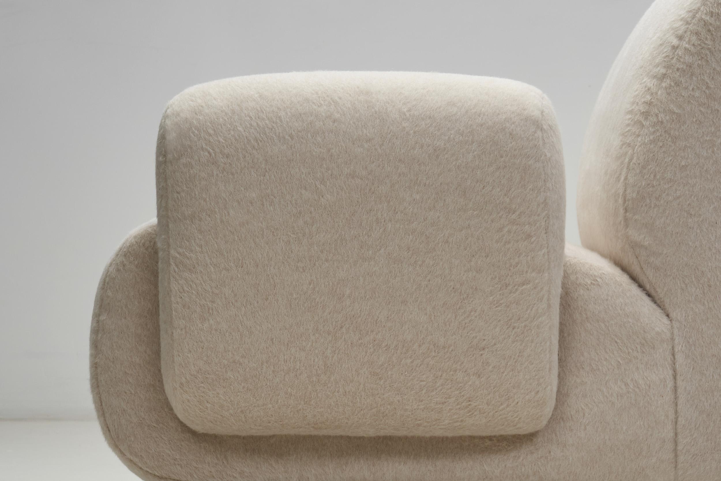 Upholstered Lounge Chair by Eberhard Geißler, Germany 1974 6