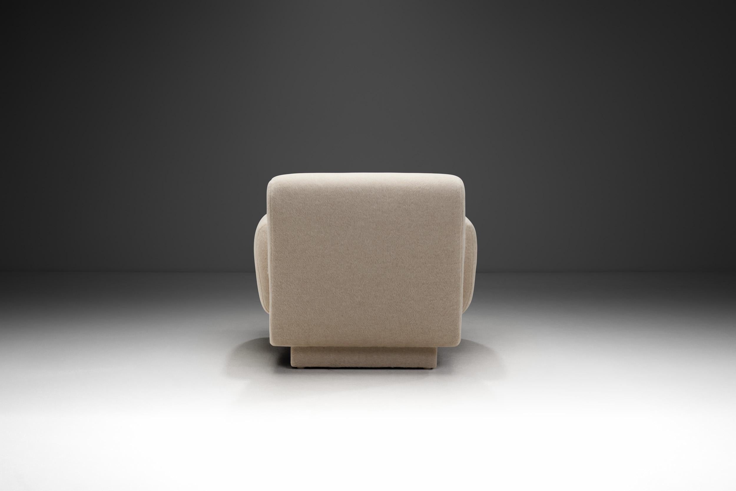 Late 20th Century Upholstered Lounge Chair by Eberhard Geißler, Germany 1974