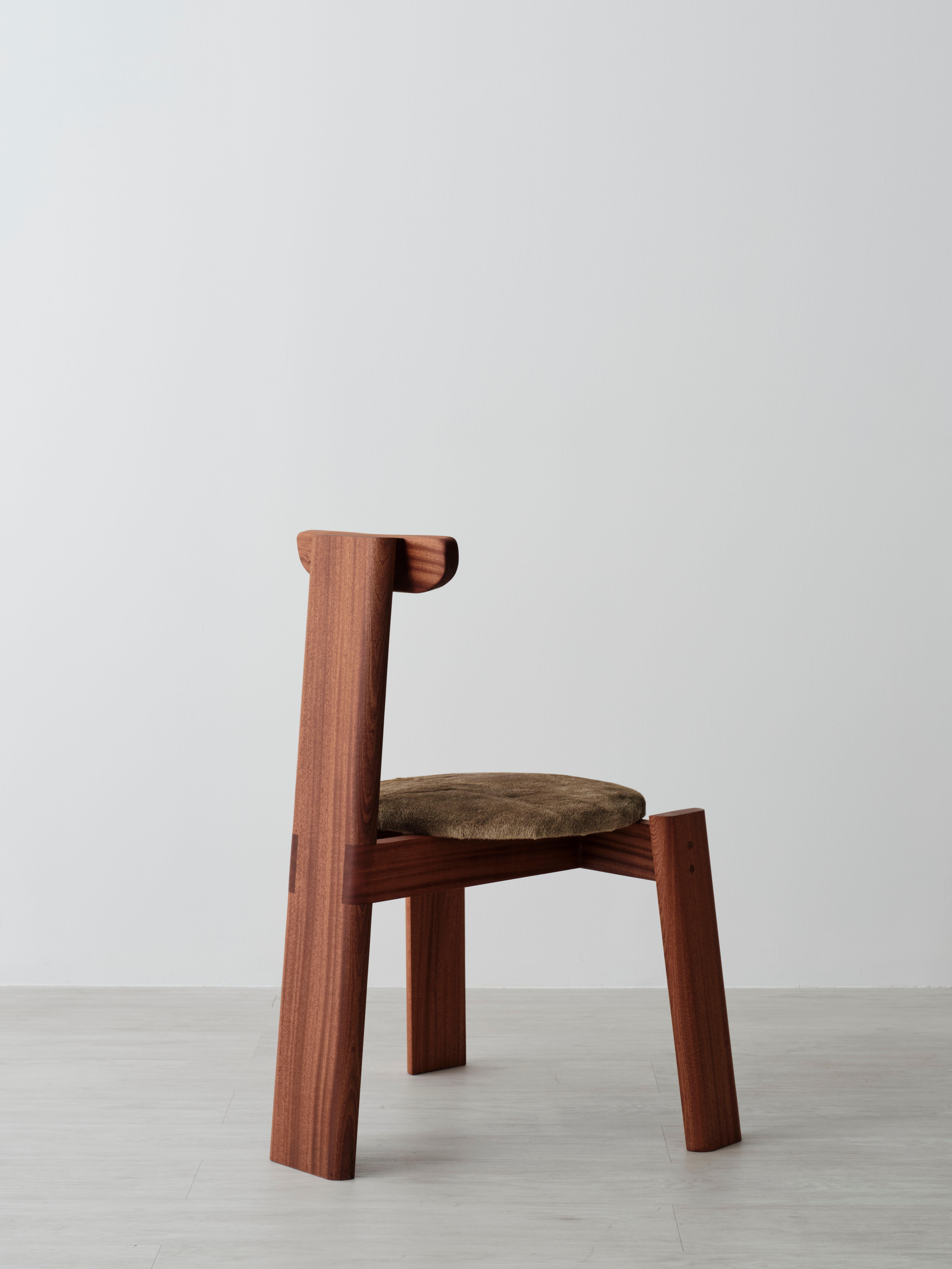 The Lucie is a solid wood chair designed to be used at a dining table or as a side chair in any room. The backrest will clear a 30