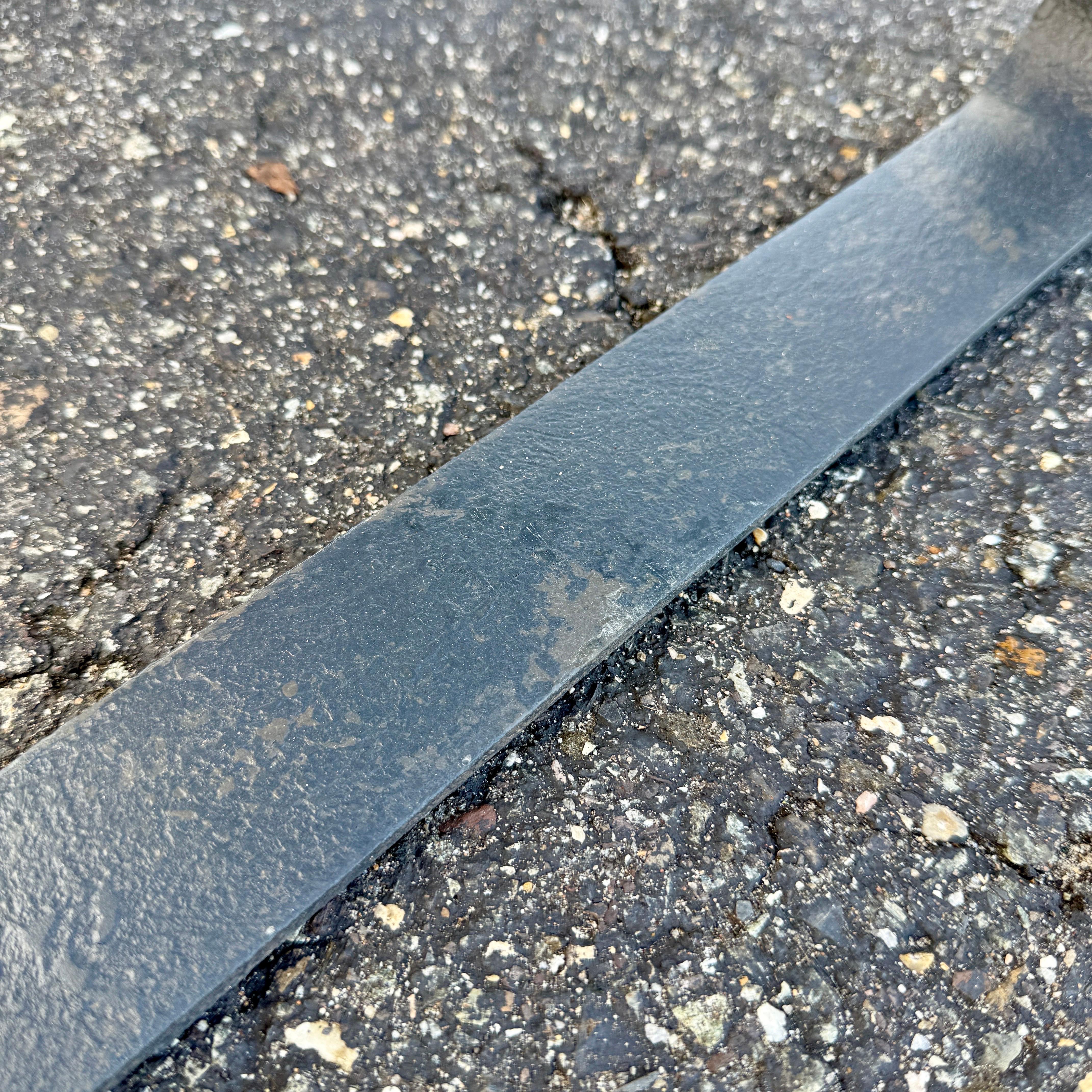 Banc en métal tapissé avec tissu Louis Vuitton, moderne du milieu du siècle dernier en vente 7