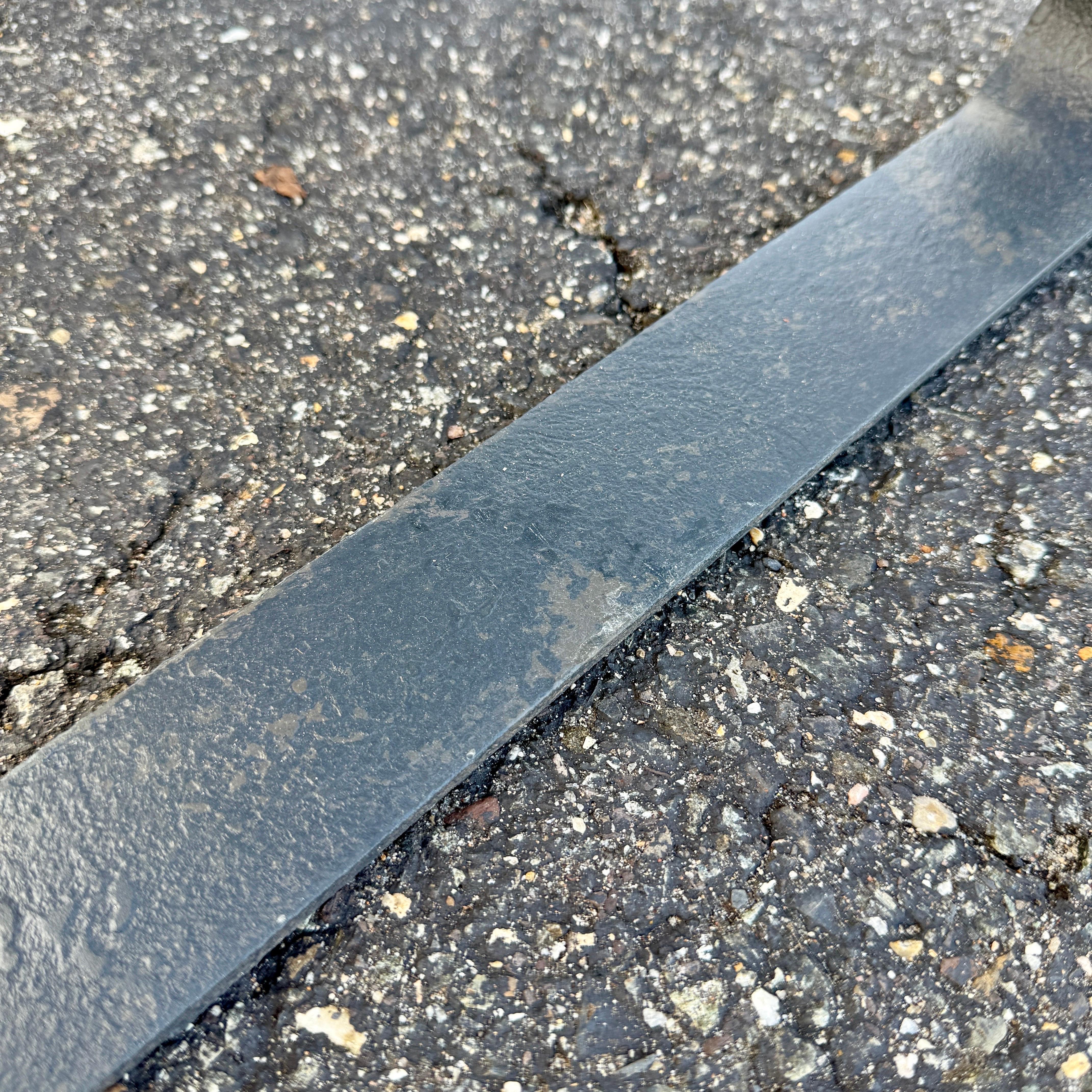 Banc en métal tapissé avec tissu Louis Vuitton, moderne du milieu du siècle dernier en vente 8