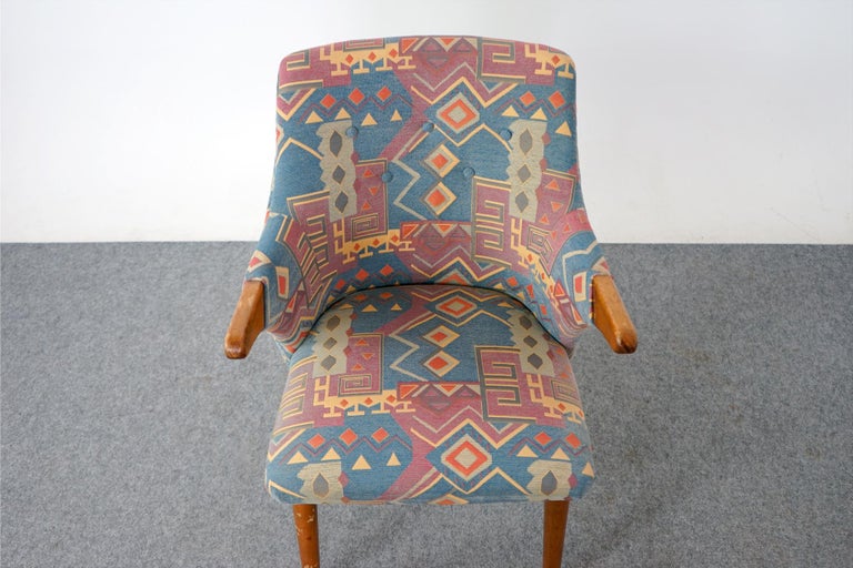 Upholstered Mid-Century Modern Danish Lounge Chair 1