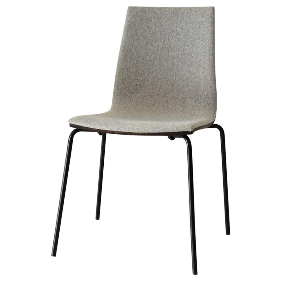 Upholstered Oak Wallace Chair by Hollis & Morris For Sale