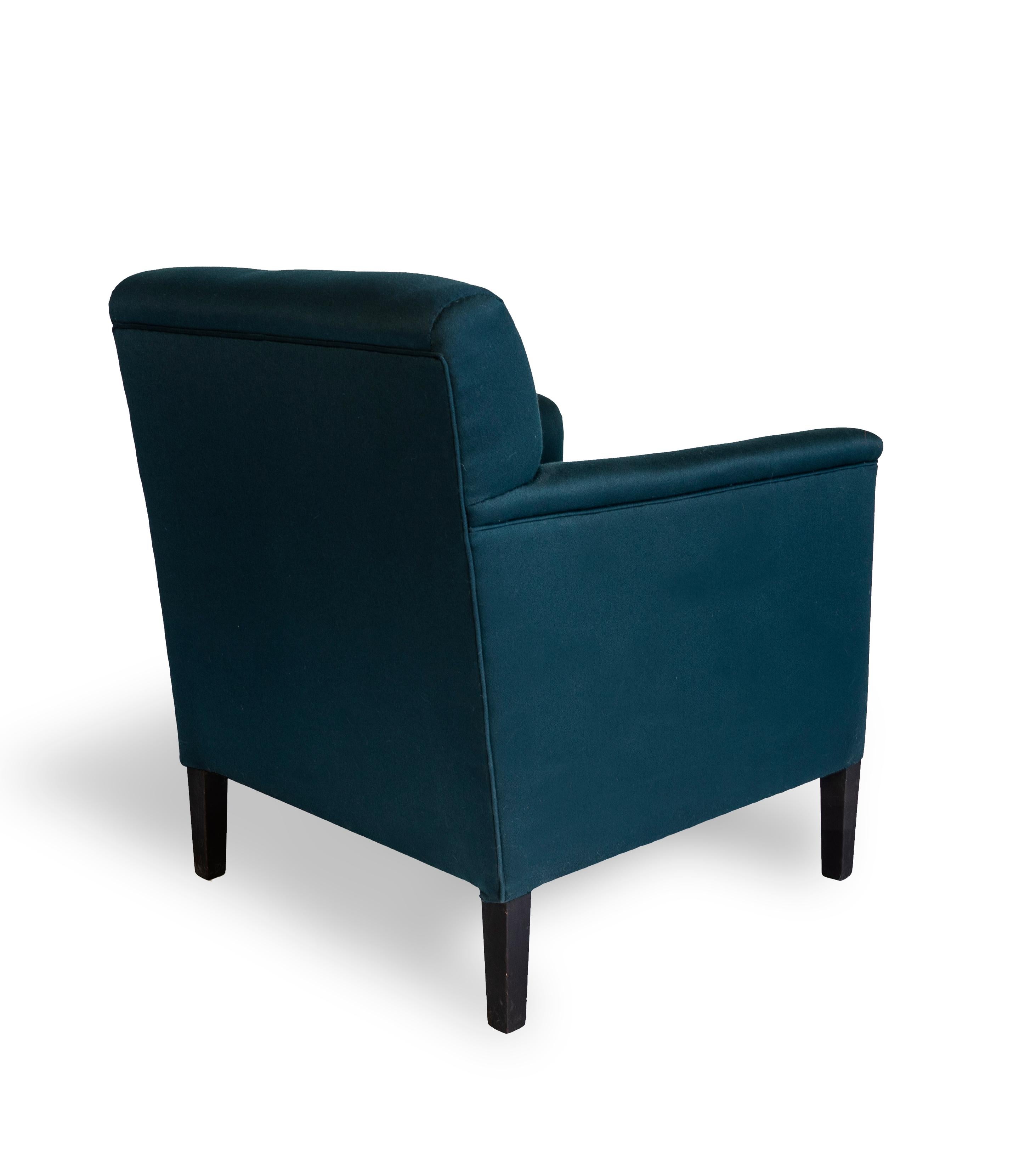 Contemporary Herbert Upholstered Chair in Wool, Vica designed by Annabelle Selldorf