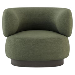 Upholstered Organic Dolomites Armchair in Fabric, Handmade by Stylish Club