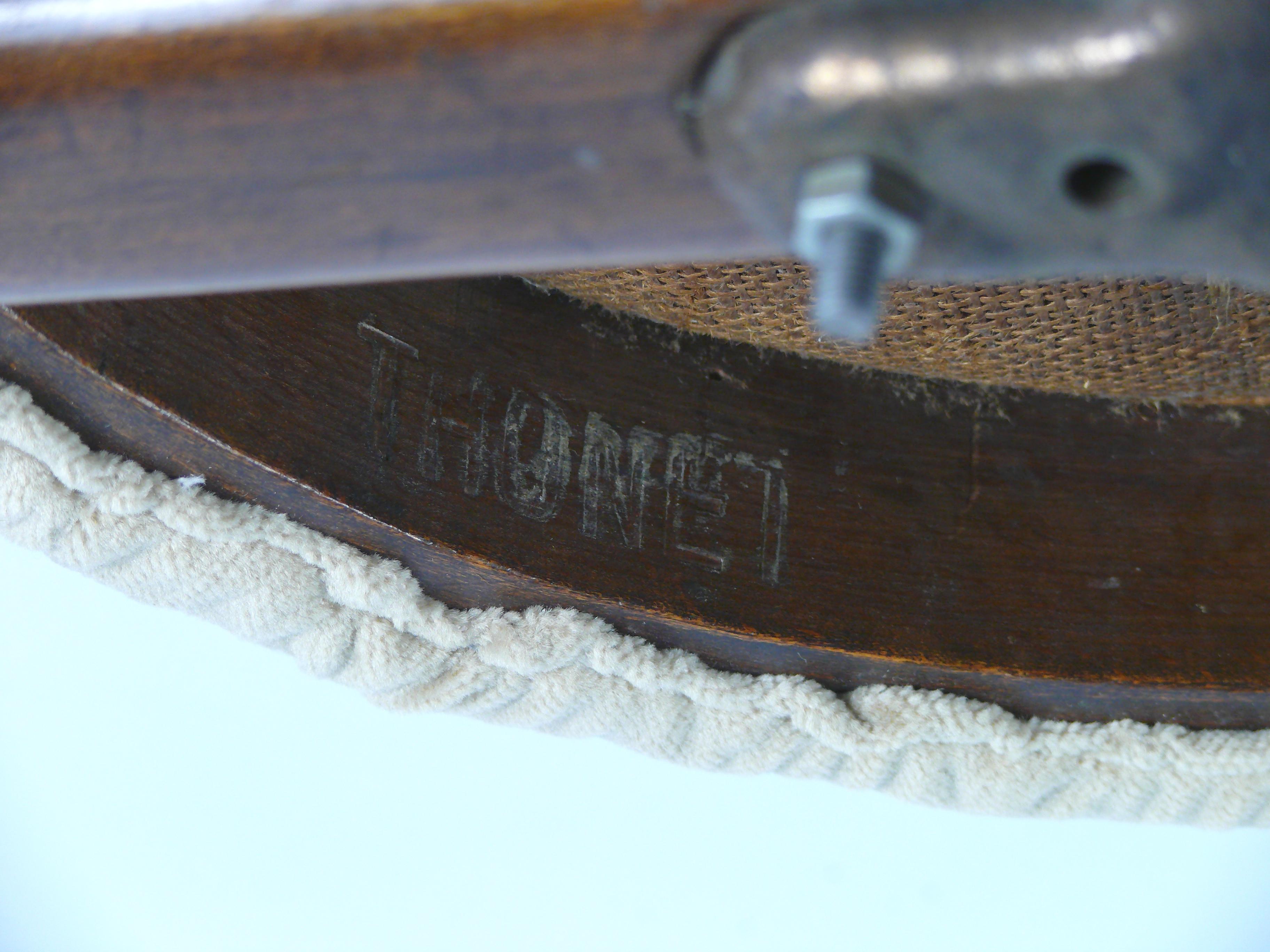 Upholstered Piano Stool, Original Thonet No. 1, Late 19th Century 1