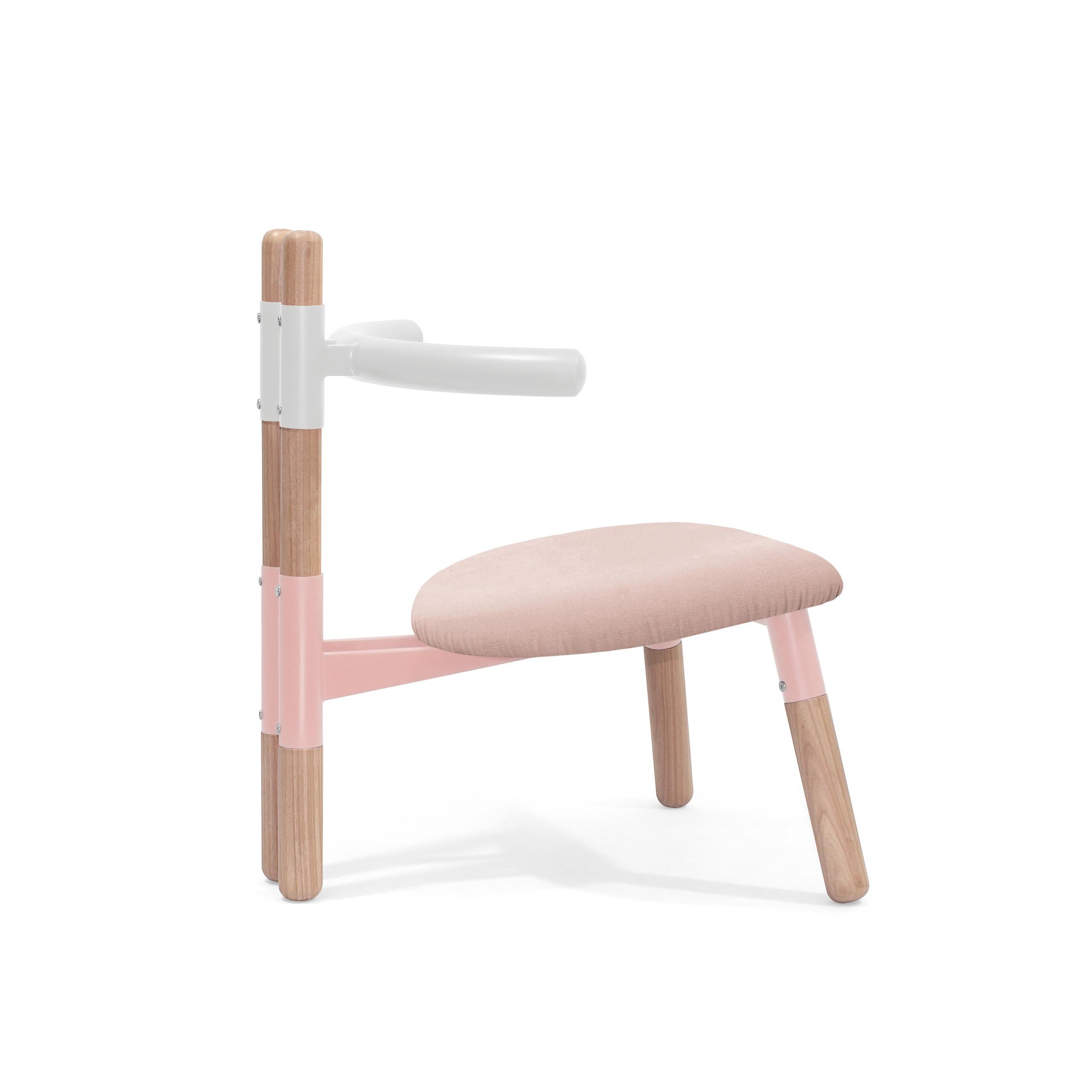 Gepolsterter PK13-Sessel, zweifarbige Stahlstruktur und Holzbeine von Paulo Kobylka im Angebot 5