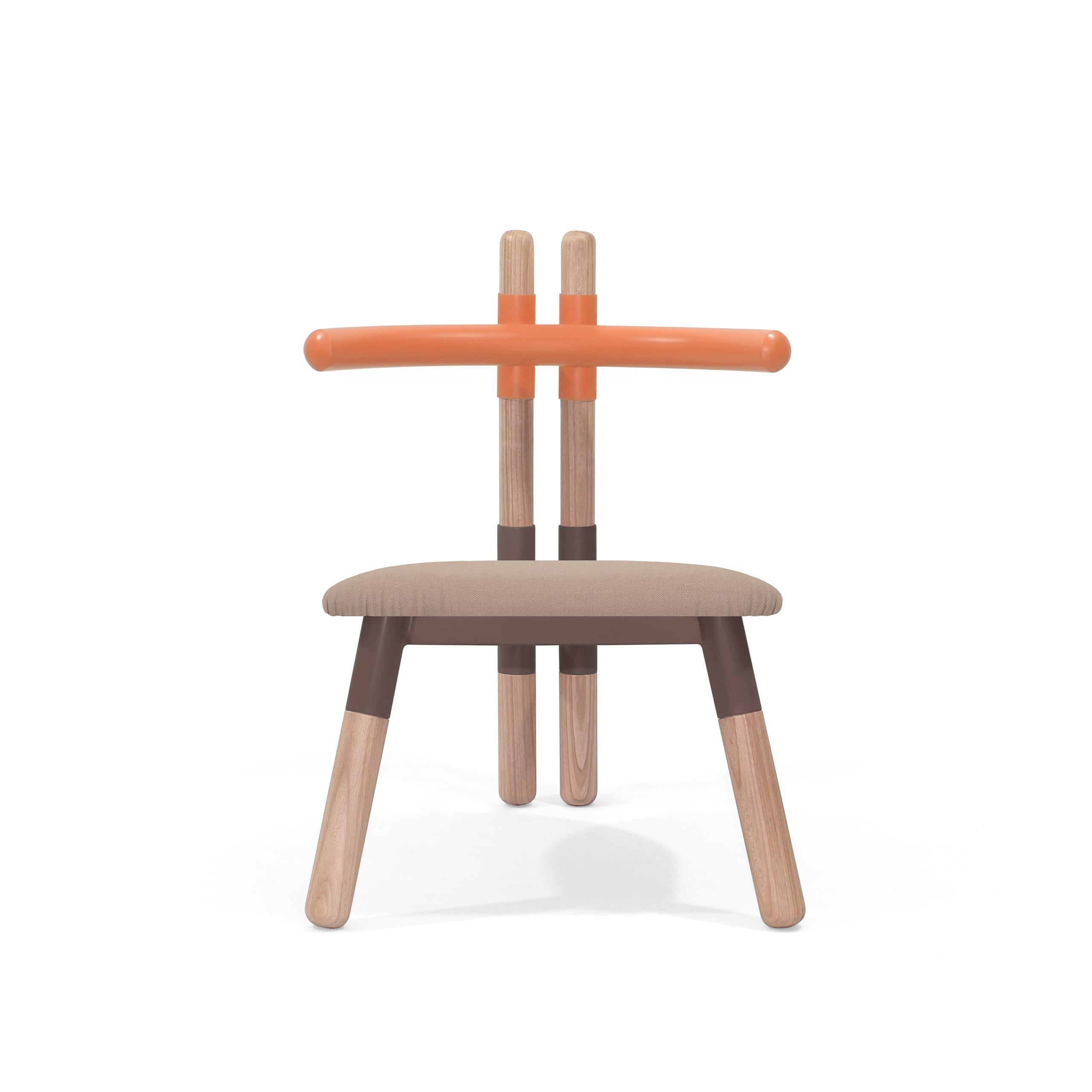 Gepolsterter PK13-Sessel, zweifarbige Stahlstruktur und Holzbeine von Paulo Kobylka im Angebot 6