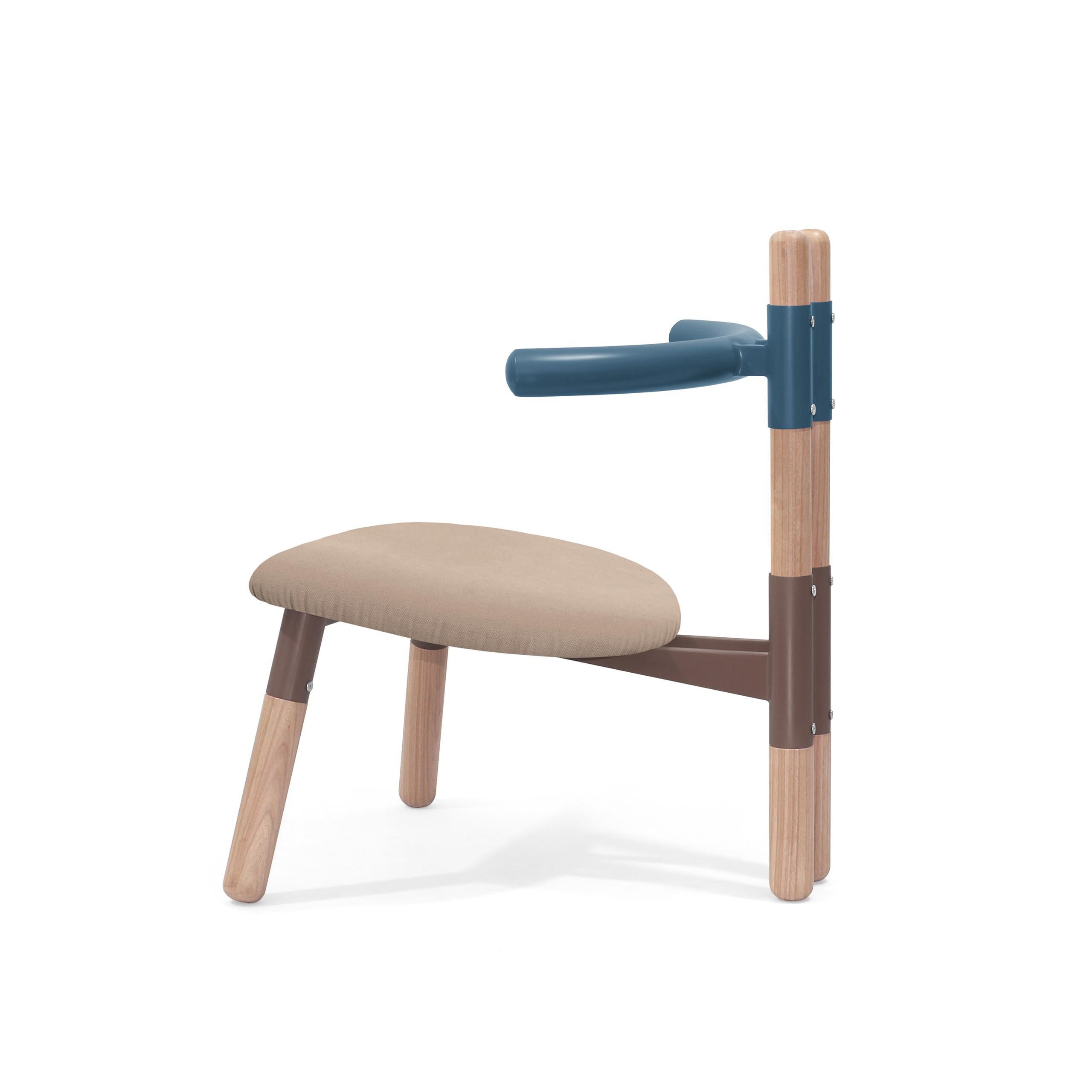 Gepolsterter PK13-Sessel, zweifarbige Stahlstruktur und Holzbeine von Paulo Kobylka im Angebot 7