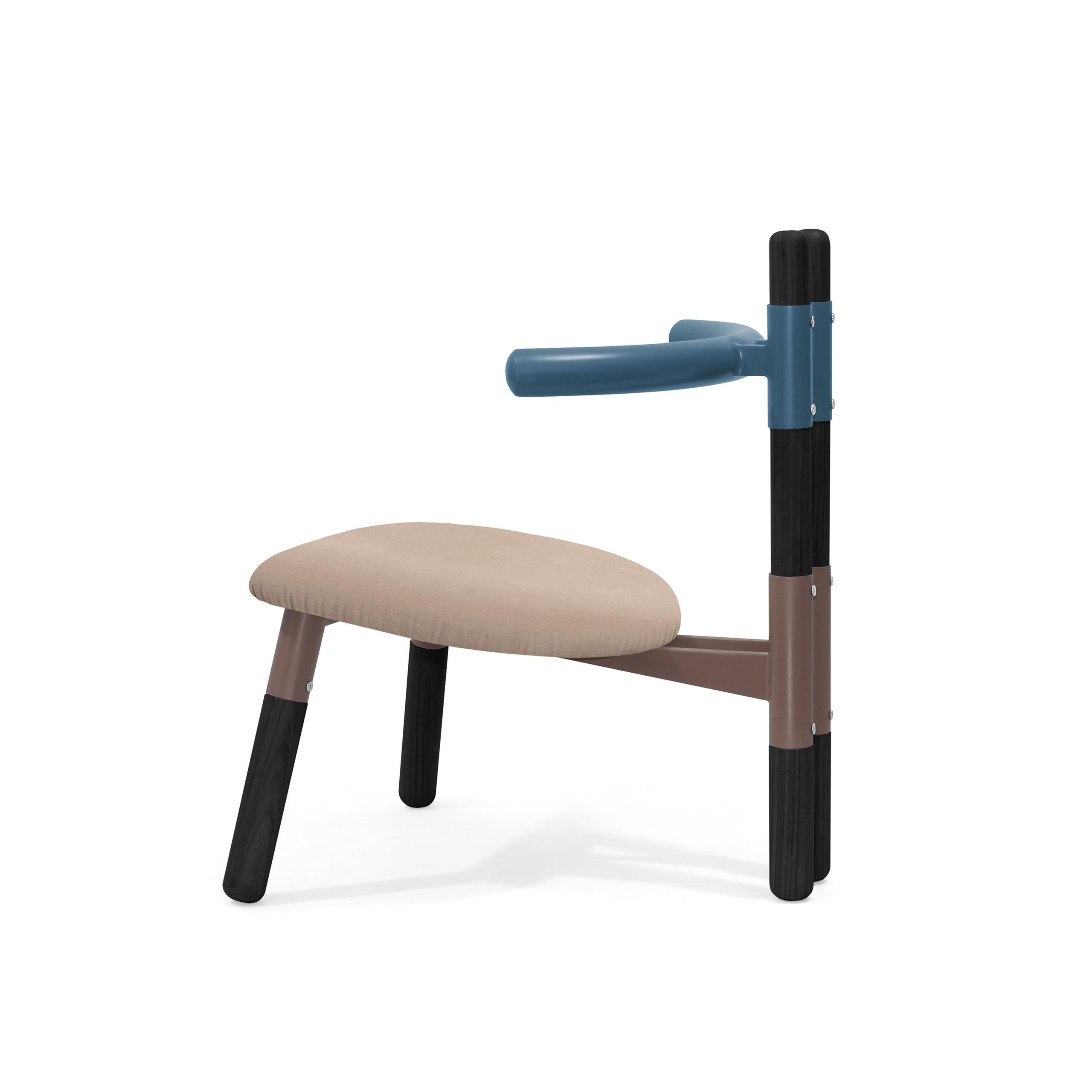 Upholstered PK13 Armchair, Bicolor Structure & Ebonized Legs by Paulo Kobylka For Sale 6