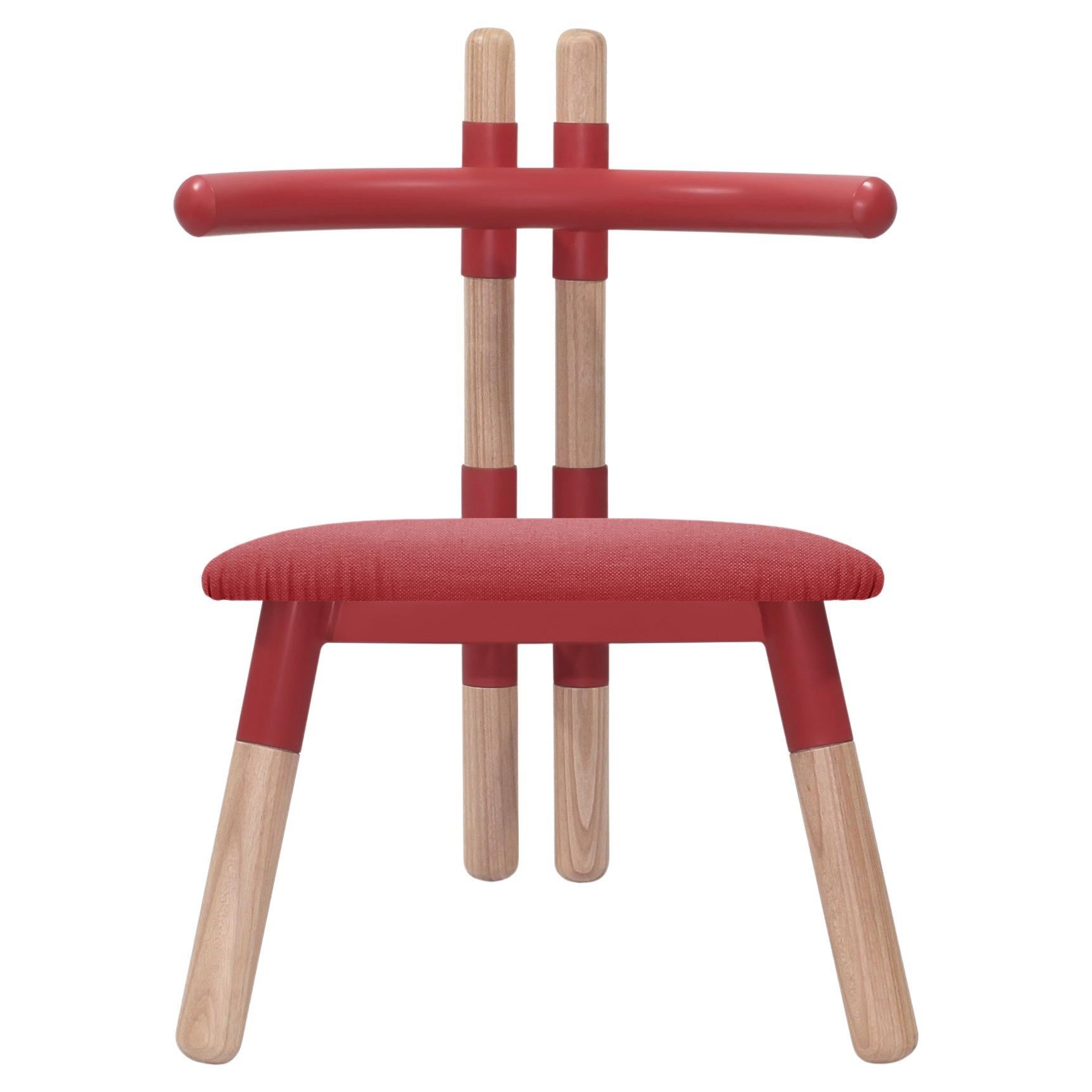 Gepolsterter PK13-Sessel mit Stahlstruktur und gedrechselten Holzbeinen von Paulo Kobylka