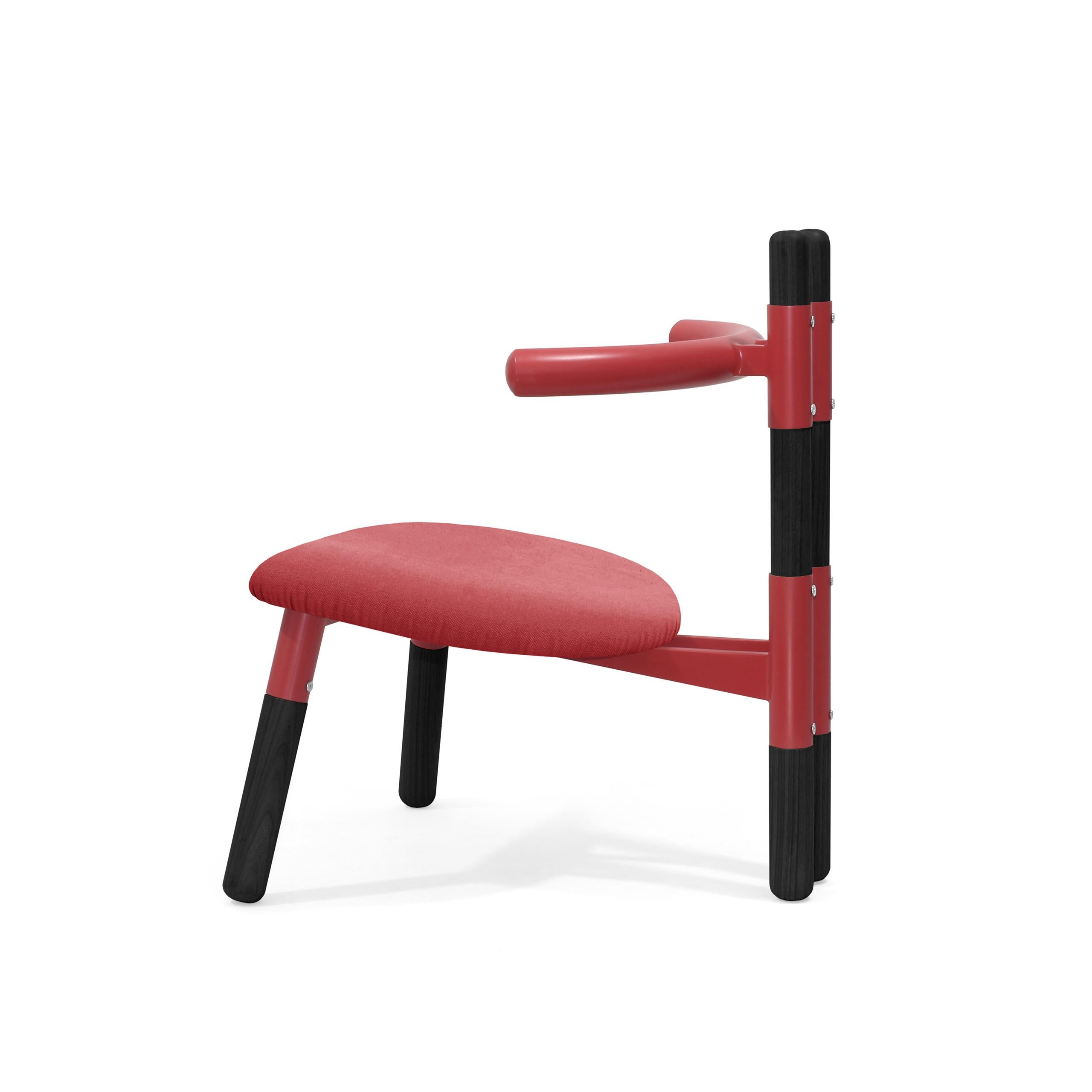 Gepolsterter PK13-Sessel, Stahlstruktur und ebonisierte Holzbeine von Paulo Kobylka (21. Jahrhundert und zeitgenössisch) im Angebot