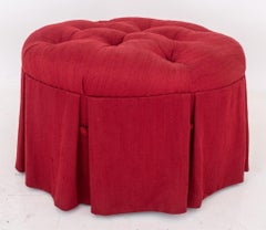 Upholstered 'Pouf' or Ottoman