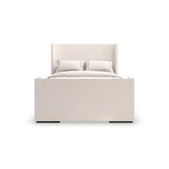 Upholstered Queen Size Minimalist Bed