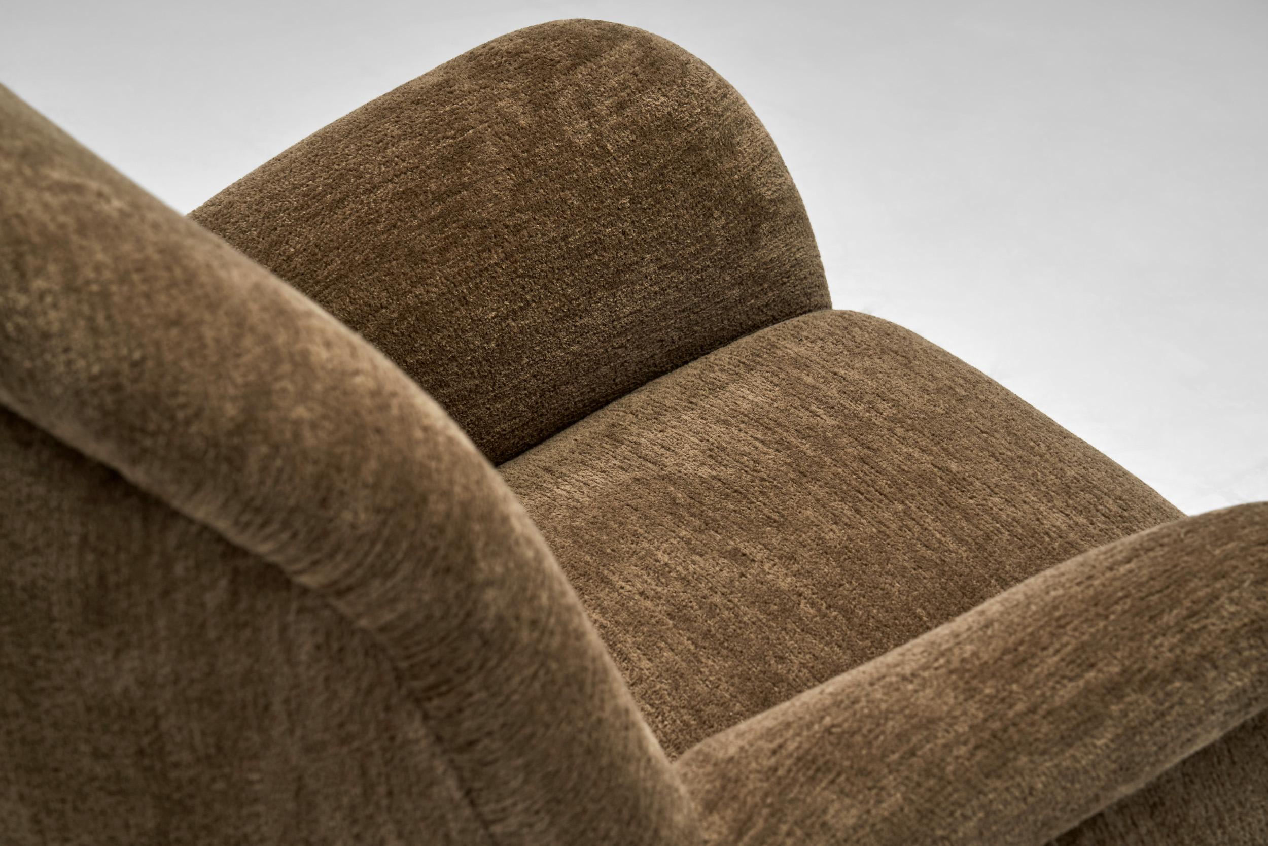 Sillón escandinavo tapizado de roble de Berga Möbler, Suecia Década de 1940 en venta 1