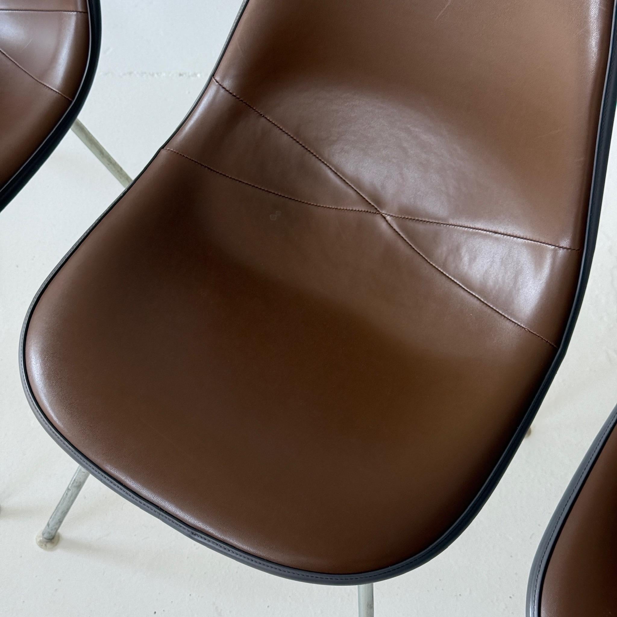 Other Upholstered Shell Chairs by Charles + Ray Eames for Herman Miller For Sale