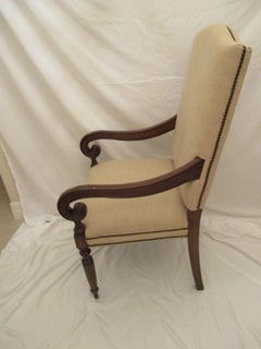 Upholstered Side Chair with Nailhead Trim