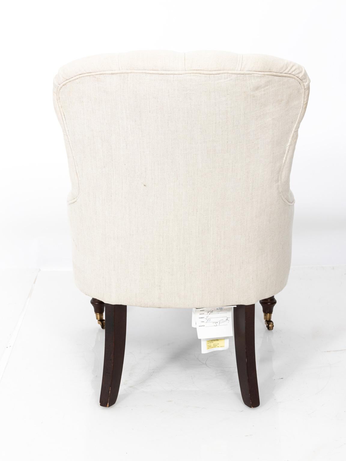 Upholstered Slipper Chair 4