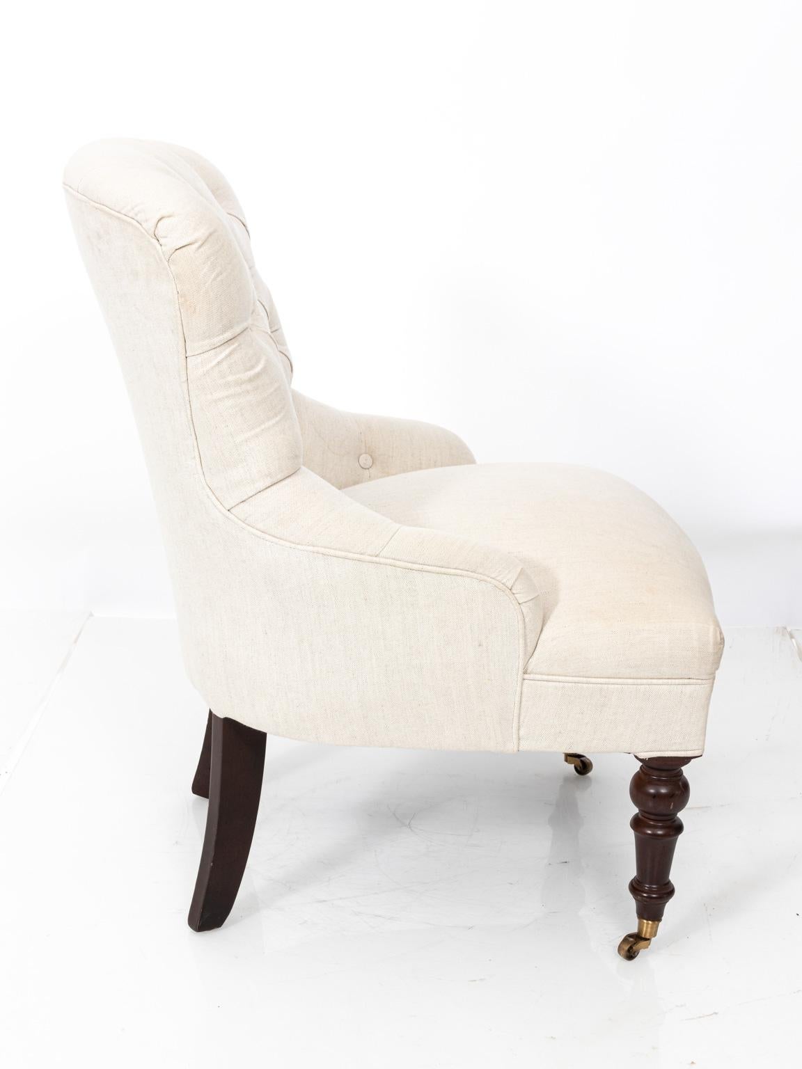 Upholstered Slipper Chair 2