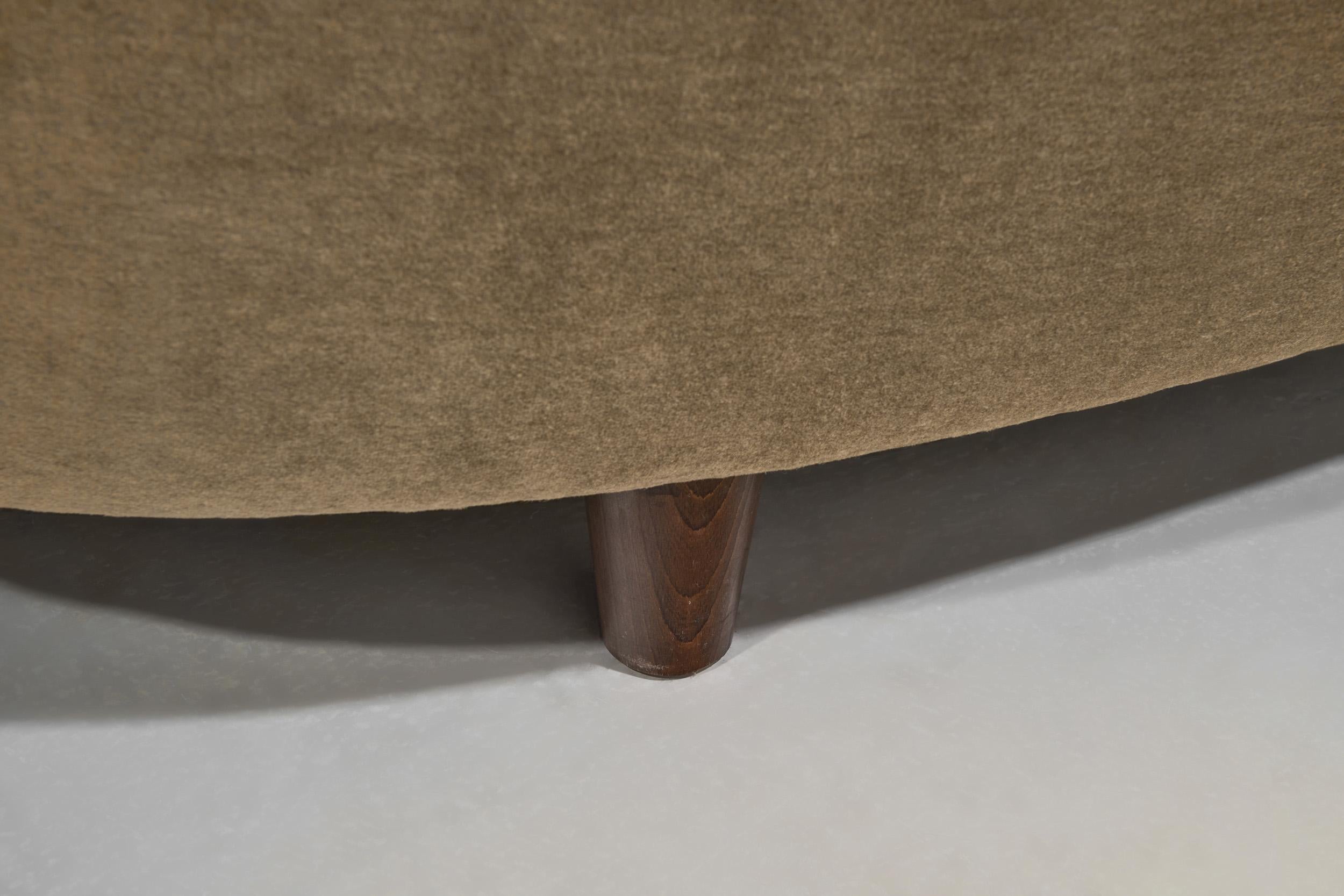 Upholstered Sofa by Swedish Cabinetmaker, Sweden ca 1950s 8