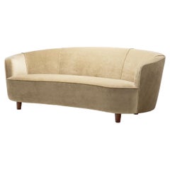 Upholstered Sofa by Swedish Cabinetmaker, Sweden ca 1950s