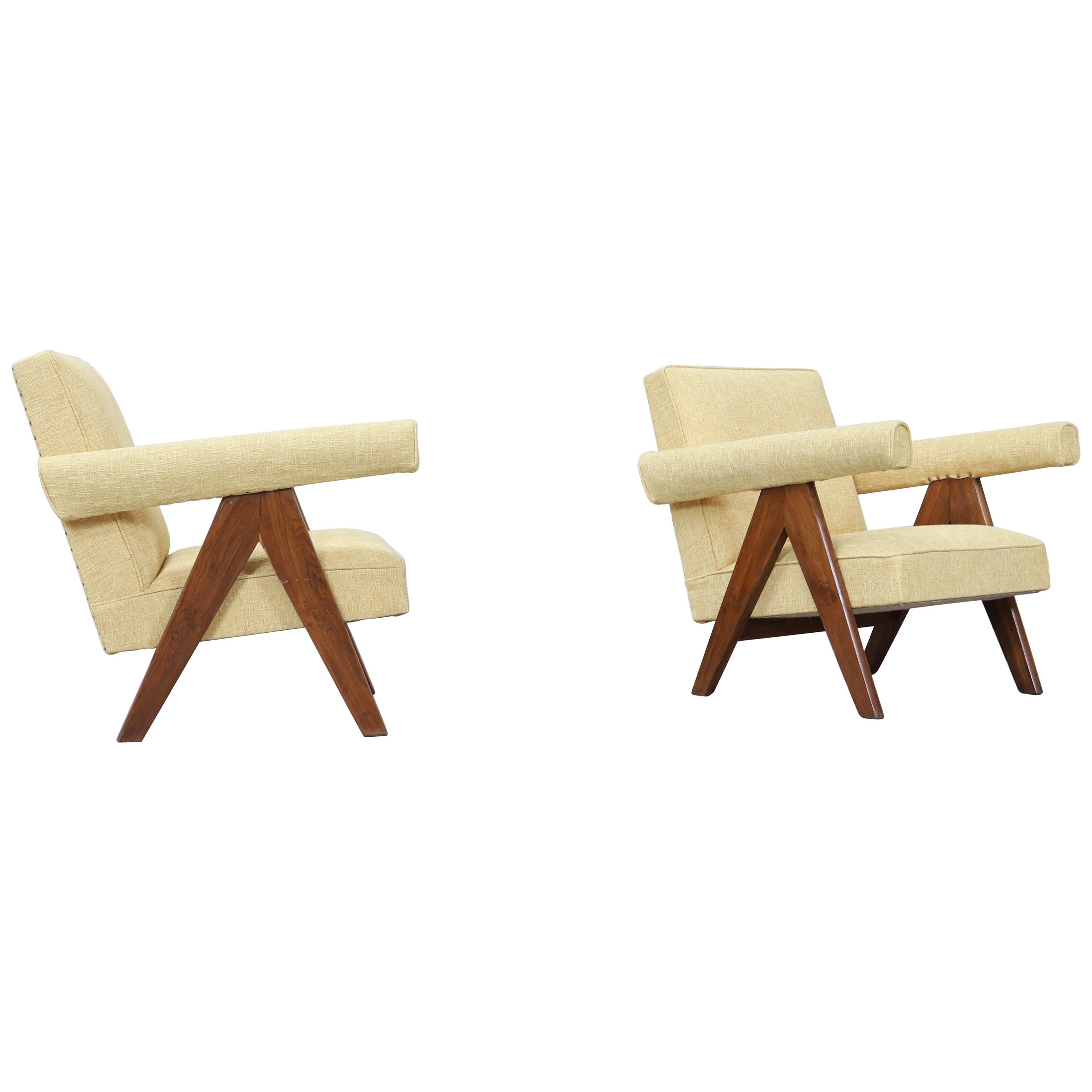 Gepolsterter Sofasessel Easy Chair" von Pierre Jeanneret