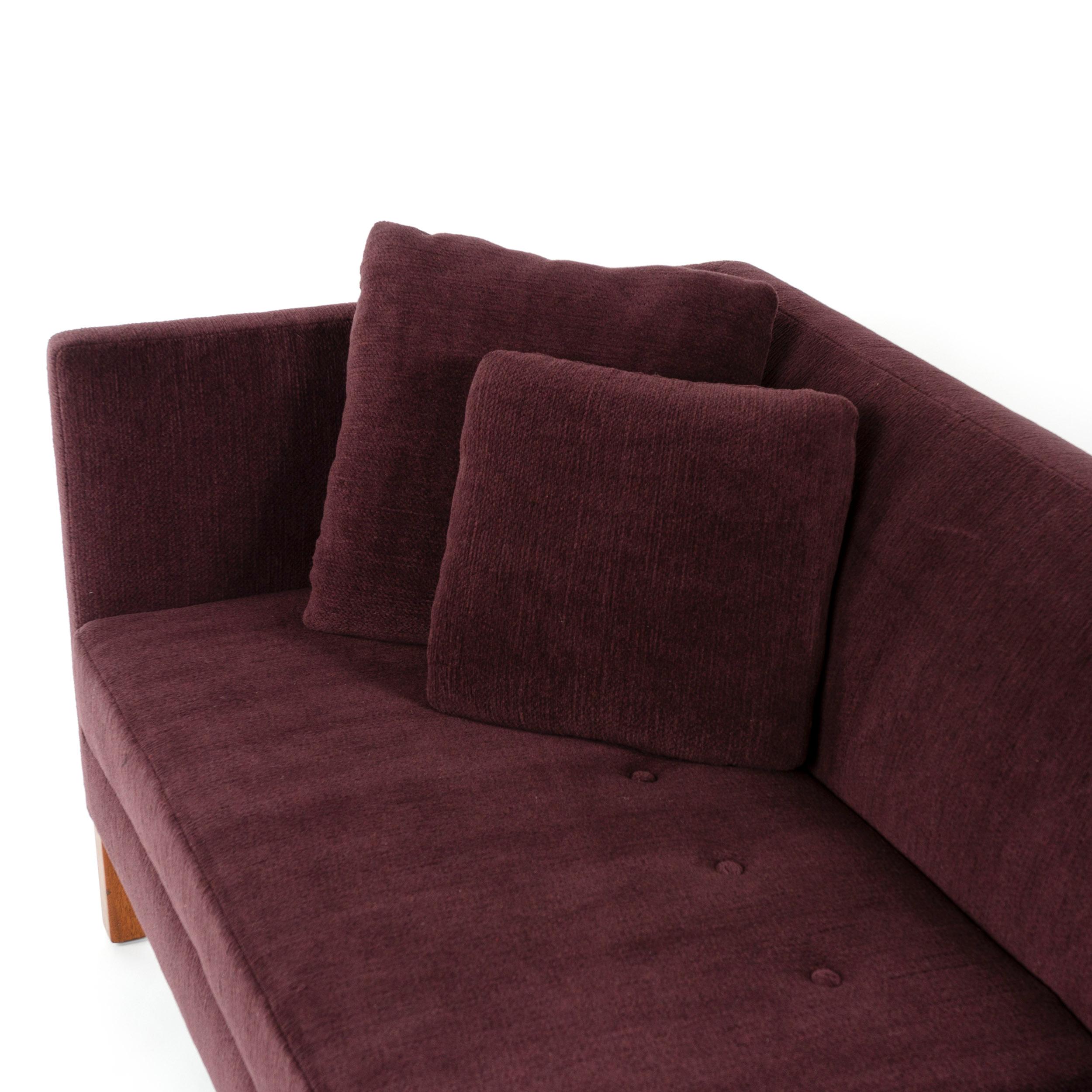 American Upholstered Square Arm Sofa by Edward Wormley for Dunbar
