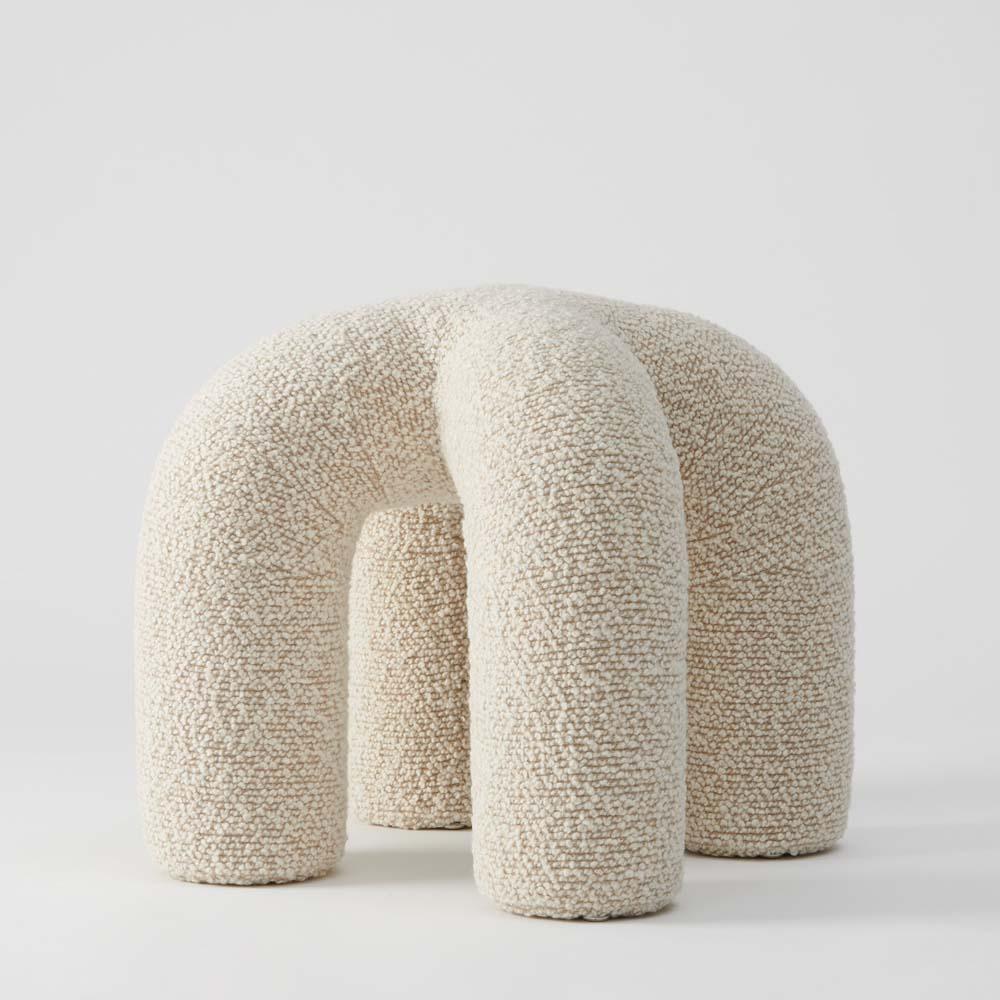 Personalize your stool with a choice of 5 different fabric options, depending on your tastes and decoration. Made to order.

Technical details :
Dimensions : 22” width 18” height 22” depth
Materials : wooden structure, upholstered in boucle