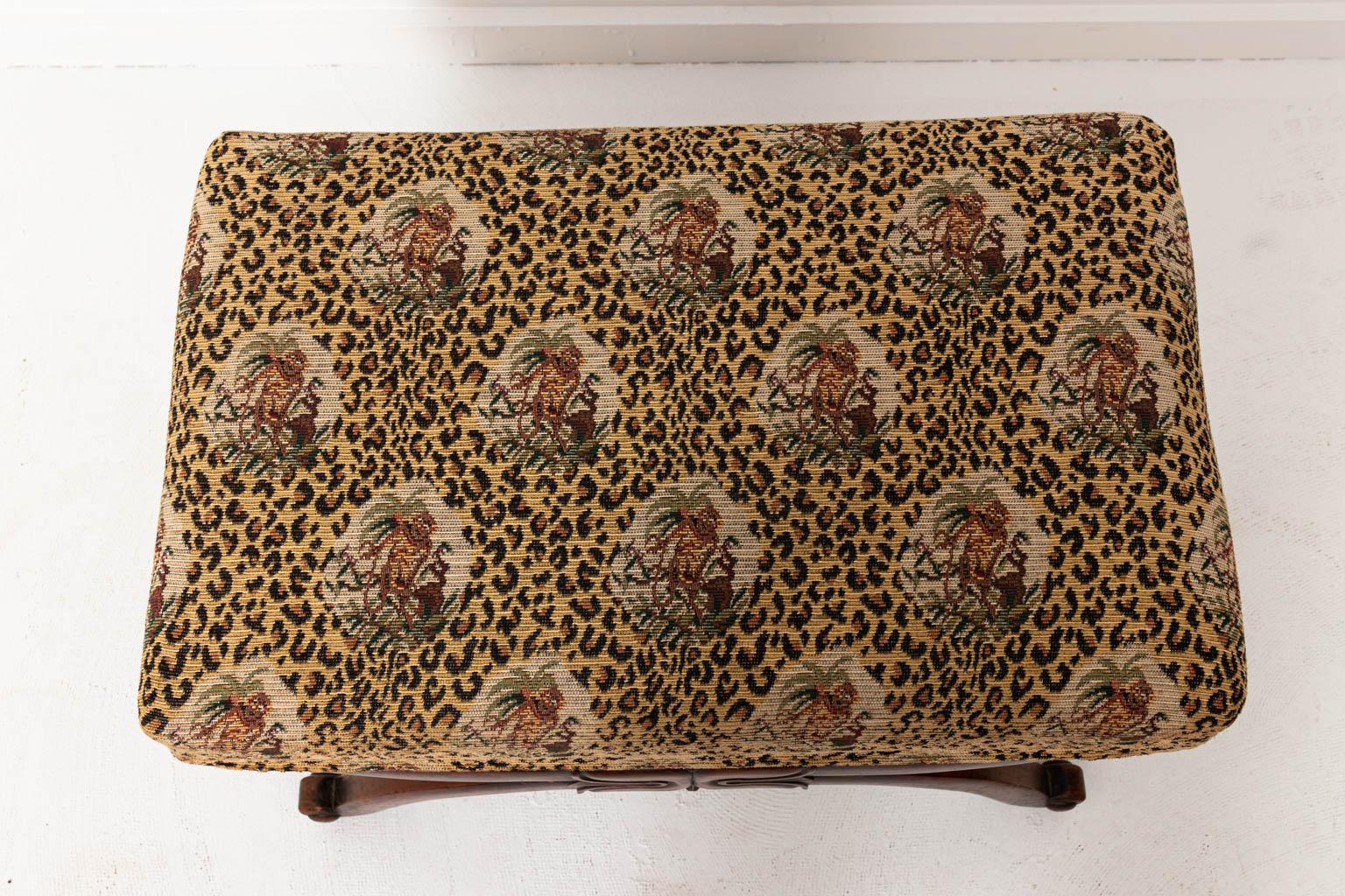 Upholstered William IV Style Bench For Sale 1