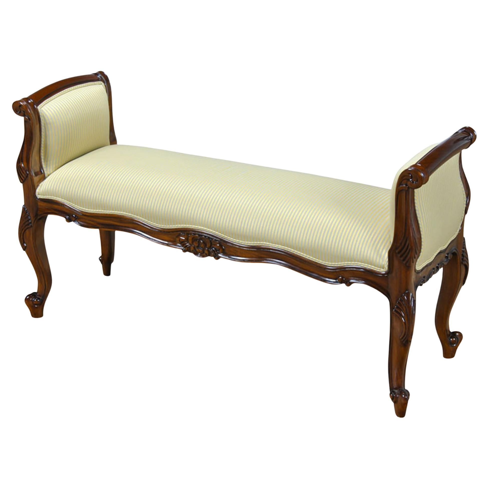 Upholstered Window Bench  For Sale