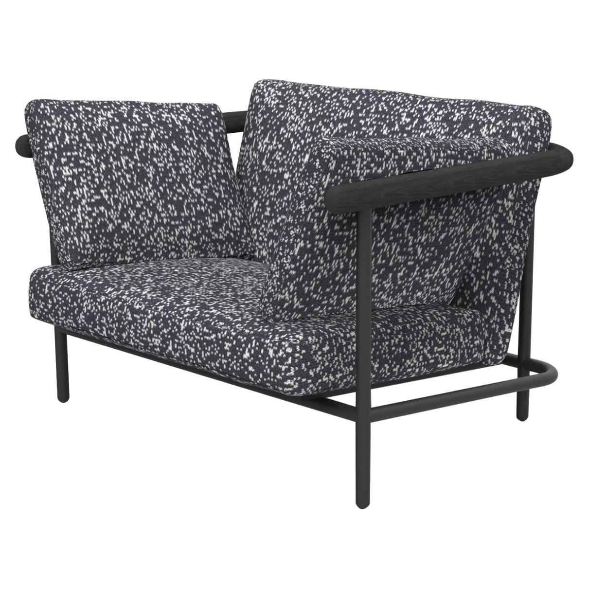 Upholstered "X-Rays" Armchair, Alain Gilles For Sale