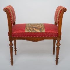 Upholstery English Bench with Armrests or Stool