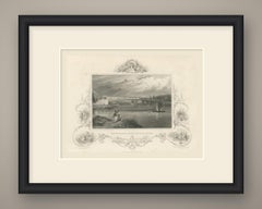 Upper Ferry Bridge, Fairmount, Philadelphia, William Penn Emblem, circa 1850