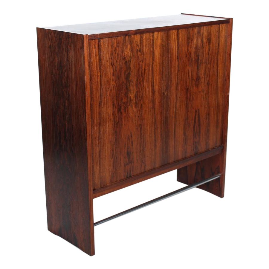 Upright Bar in Rosewood with Formica Top and Original Interior, 1960´s, Vintage