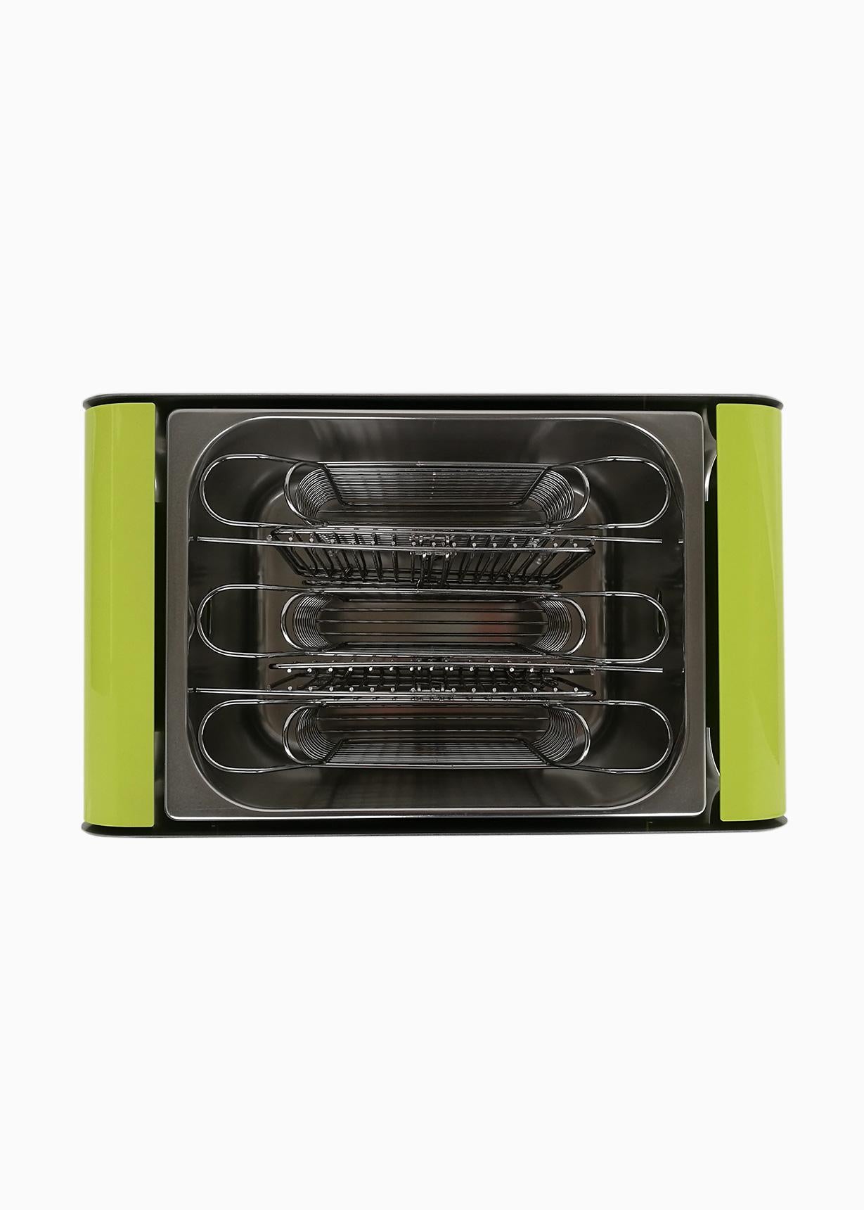 Upright Cooking Charcoal Barbecue, Grill Green (Moderne) im Angebot