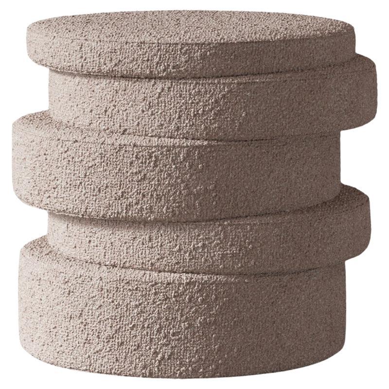 Ups Pouf Salmon Pink by Hermhaus